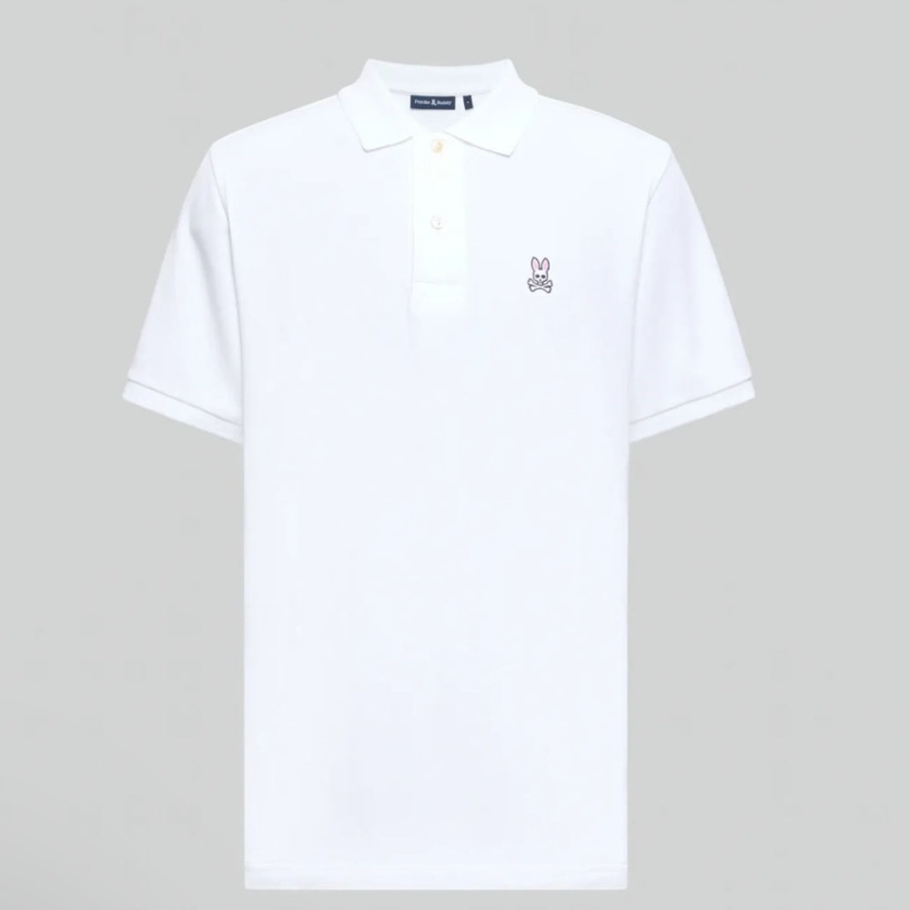 Psycho Bunny White Polo Shirt